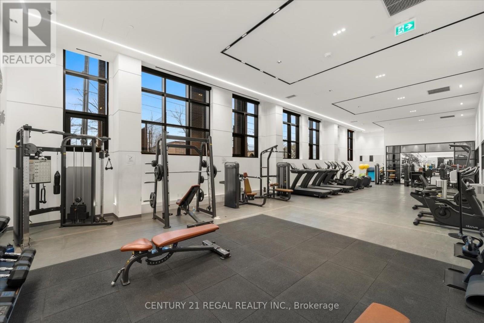 314 - 50 George Butchart Drive, Toronto, ON - Indoor Photo Showing Gym Room