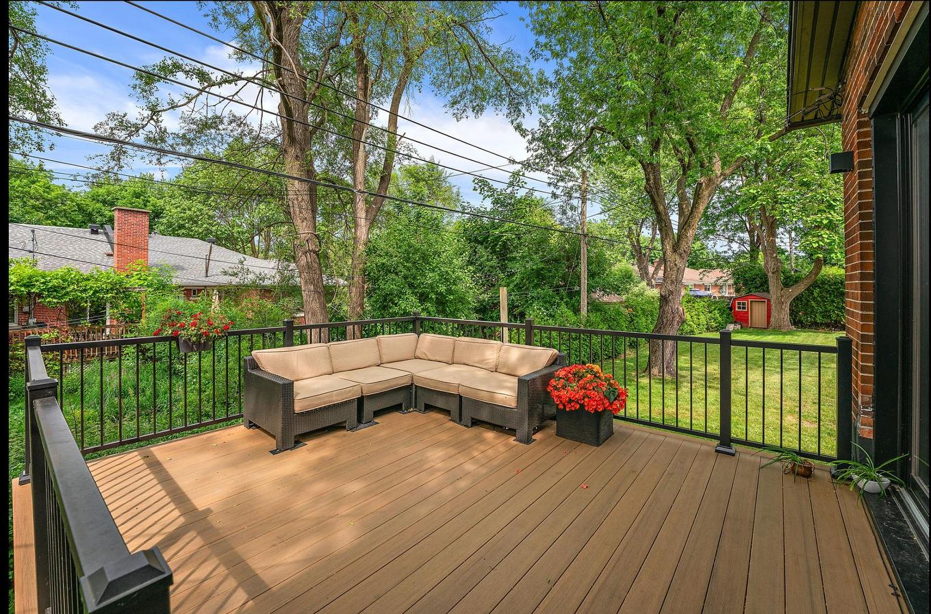 Terrasse - 845 Rue Abbott, Montréal (Saint-Laurent), QC - Outdoor With Deck Patio Veranda With Exterior