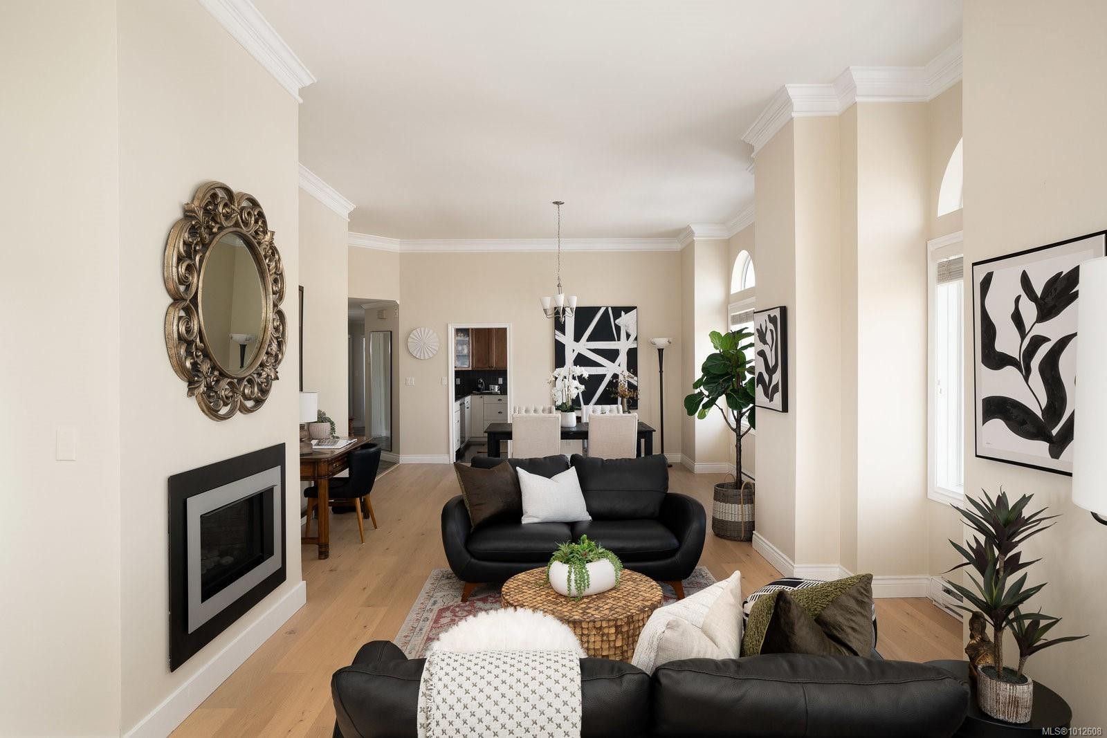 518-10 Paul Kane Pl, Victoria, BC - Indoor Photo Showing Living Room With Fireplace