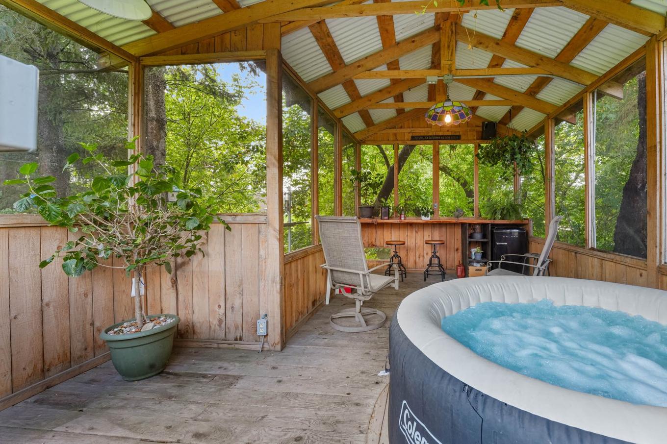 Veranda - 1190Z Ch. Du Ruisseau-St-Georges N., Saint-Jacques, QC - Outdoor With Deck Patio Veranda