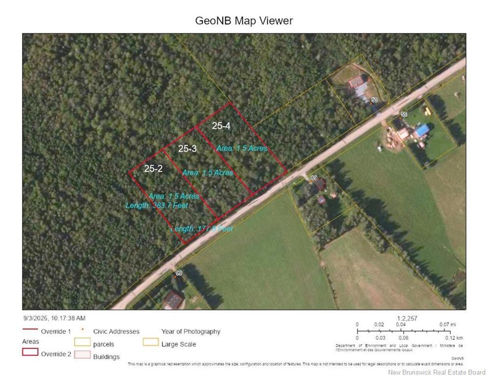 Lot 25-3 Upper Midland Rd, Norton, NB