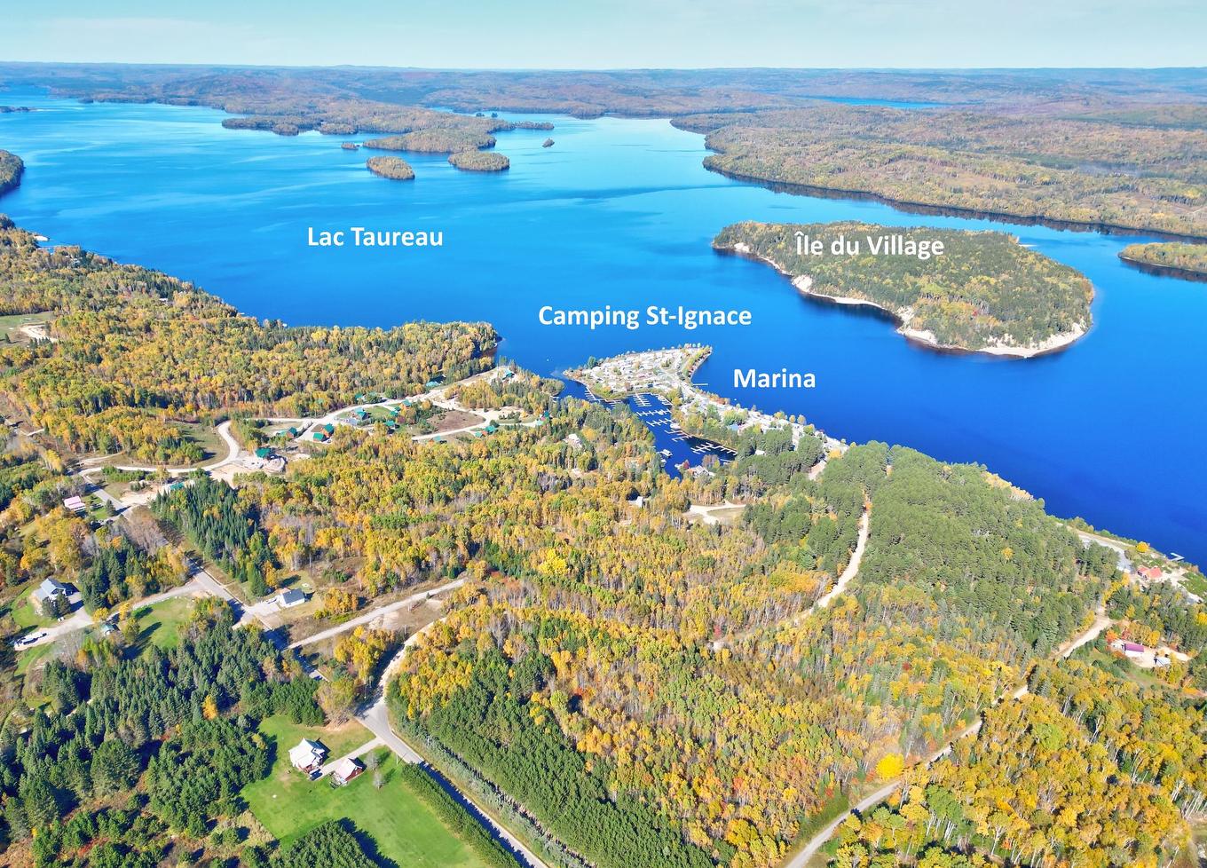 Aerial photo - 3-Ch. De La Belle Dame, Saint-Michel-Des-Saints, QC