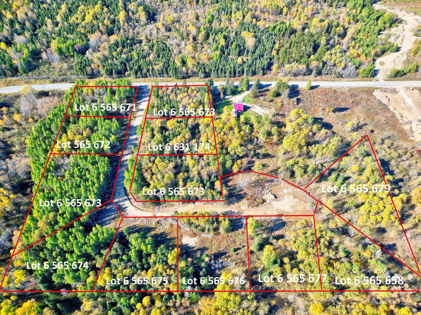 Aerial photo - 3-Ch. De La Belle Dame, Saint-Michel-Des-Saints, QC