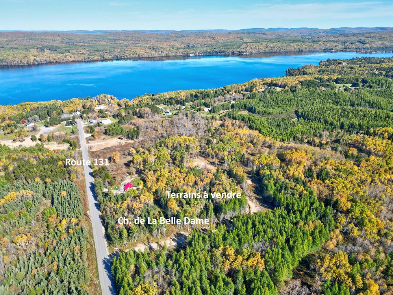 Aerial photo - 4-Ch. De La Belle Dame, Saint-Michel-Des-Saints, QC