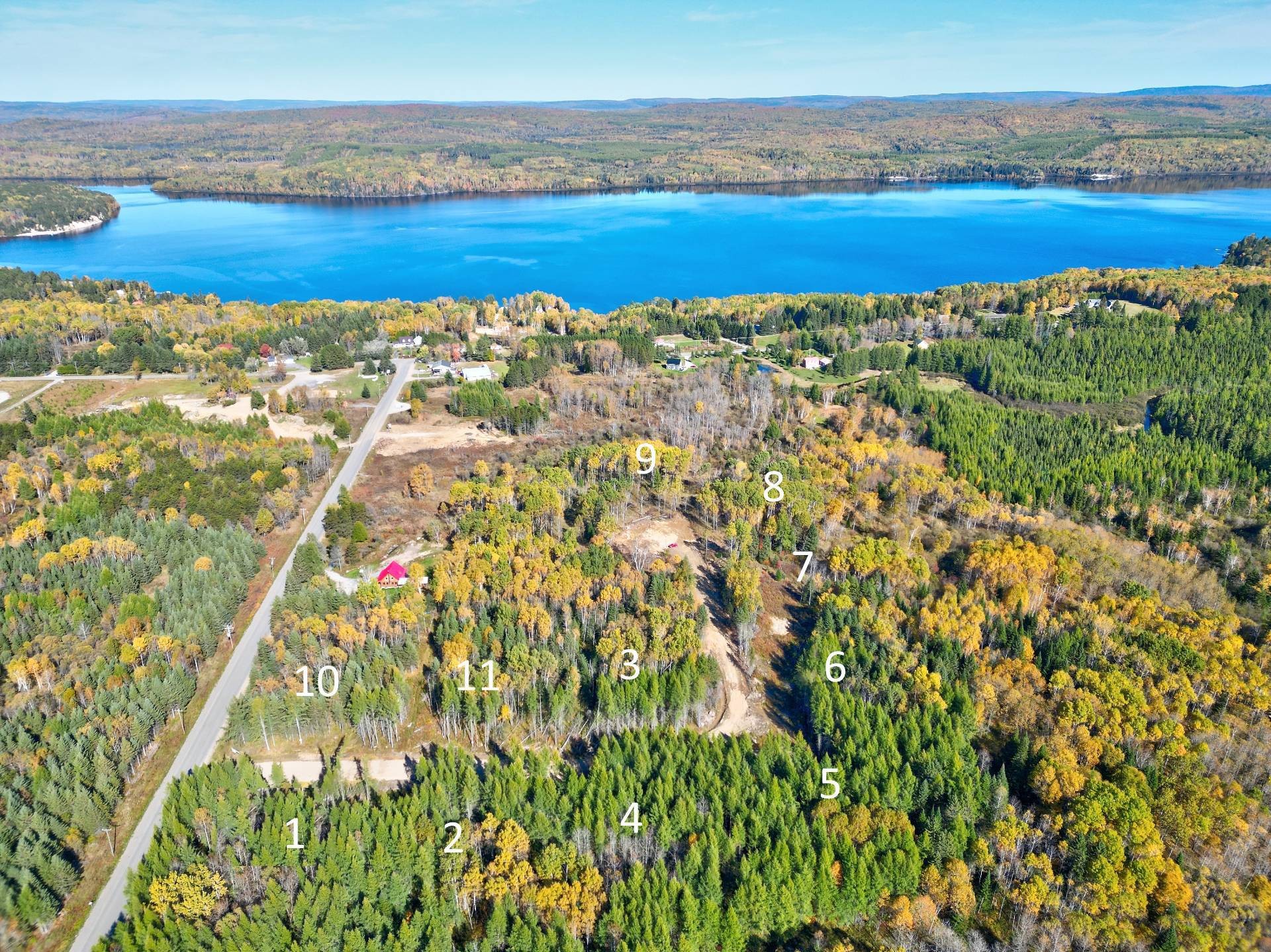 Aerial View - 11-Ch. De La Belle Dame, Saint-Michel-Des-Saints, QC