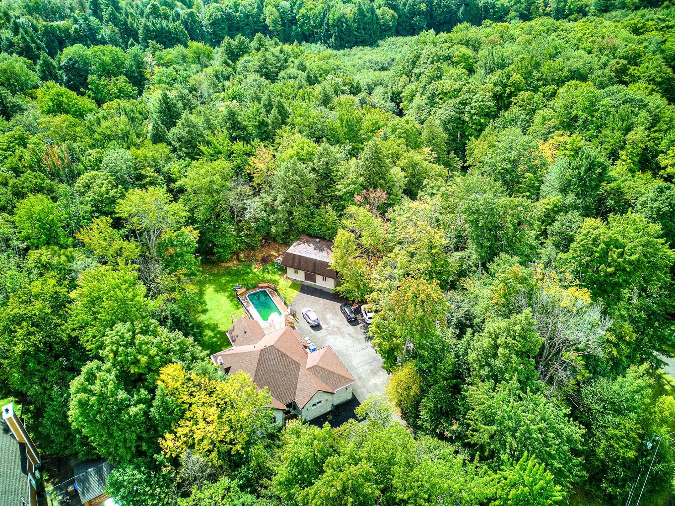 Aerial photo - 162 Rue Du Sanctuaire, Saint-Colomban, QC - Outdoor