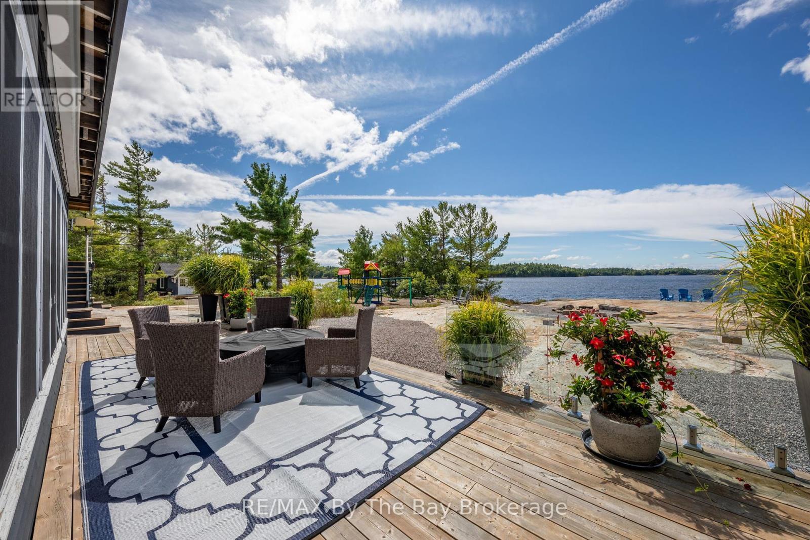 19980 Georgian Bay Shore, Georgian Bay (Gibson), ON - Outdoor With Body Of Water With Deck Patio Veranda With View