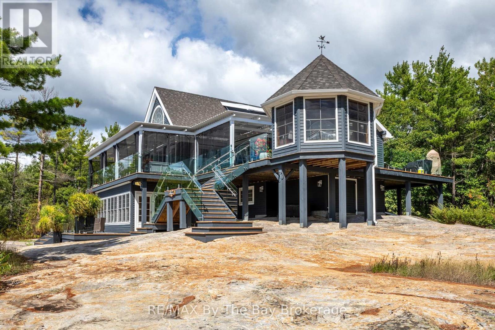 19980 Georgian Bay Shore, Georgian Bay (Gibson), ON - Outdoor With Deck Patio Veranda