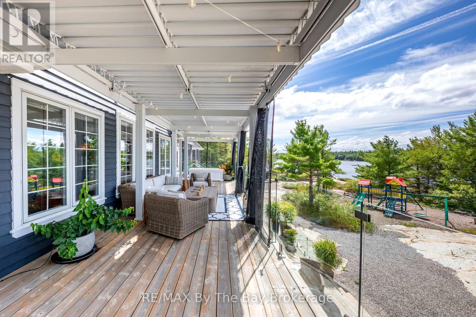 19980 Georgian Bay Shore, Georgian Bay (Gibson), ON - Outdoor With Deck Patio Veranda With Exterior