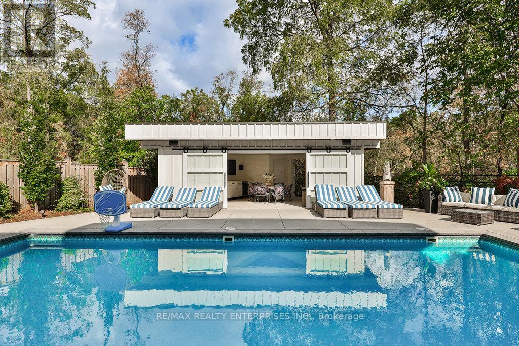 1459 Stavebank Road, Mississauga, ON - Outdoor With In Ground Pool With Backyard