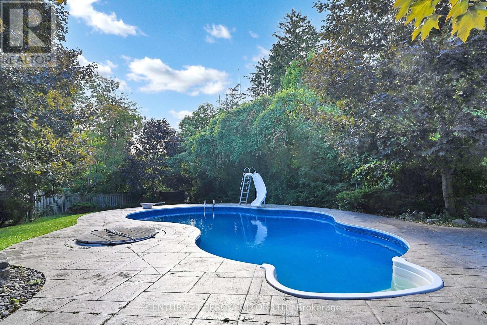 1832 Chesbro Court, Mississauga, ON - Outdoor With In Ground Pool With Backyard