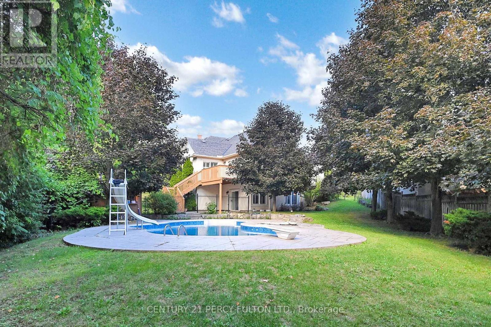 1832 Chesbro Court, Mississauga, ON - Outdoor With In Ground Pool With Backyard