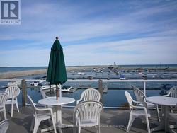 Rec Center Deck Overlooks Private Marina -