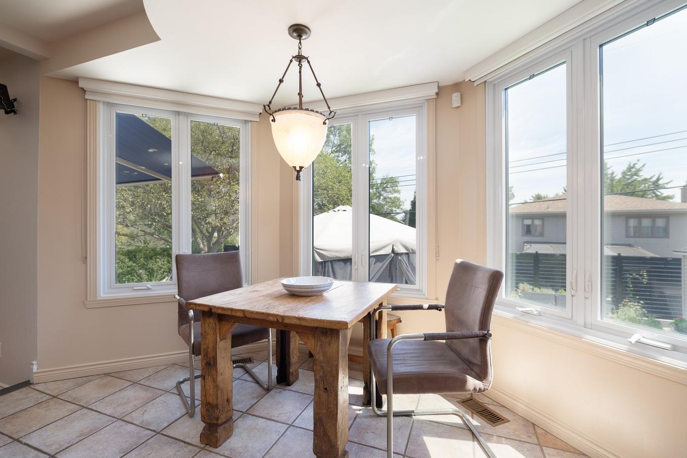 Coin-repas - 458 Rue Roumefort, Montréal (L'Île-Bizard/Sainte-Geneviève), QC - Indoor Photo Showing Dining Room