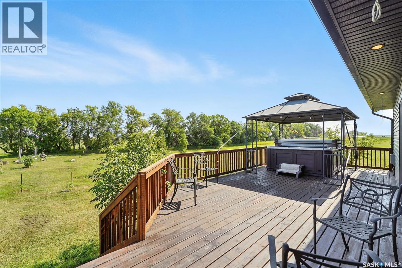 Wiebe Acreage, Vanscoy Rm No. 345, SK - Outdoor With Deck Patio Veranda With Exterior