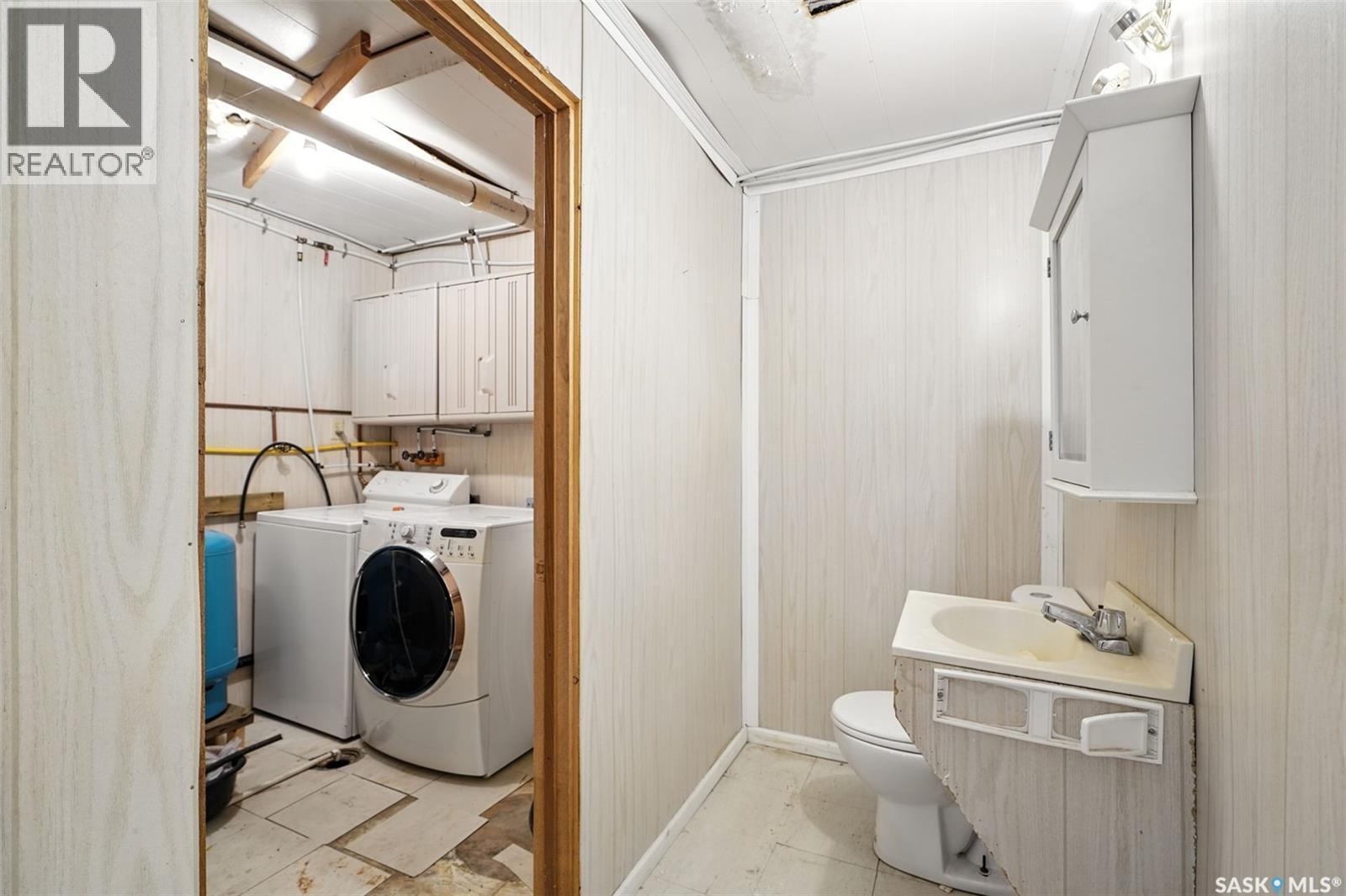 Wiebe Acreage, Vanscoy Rm No. 345, SK - Indoor Photo Showing Laundry Room