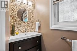 Bathroom featuring vanity -