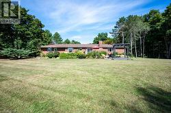 View of green lawn -