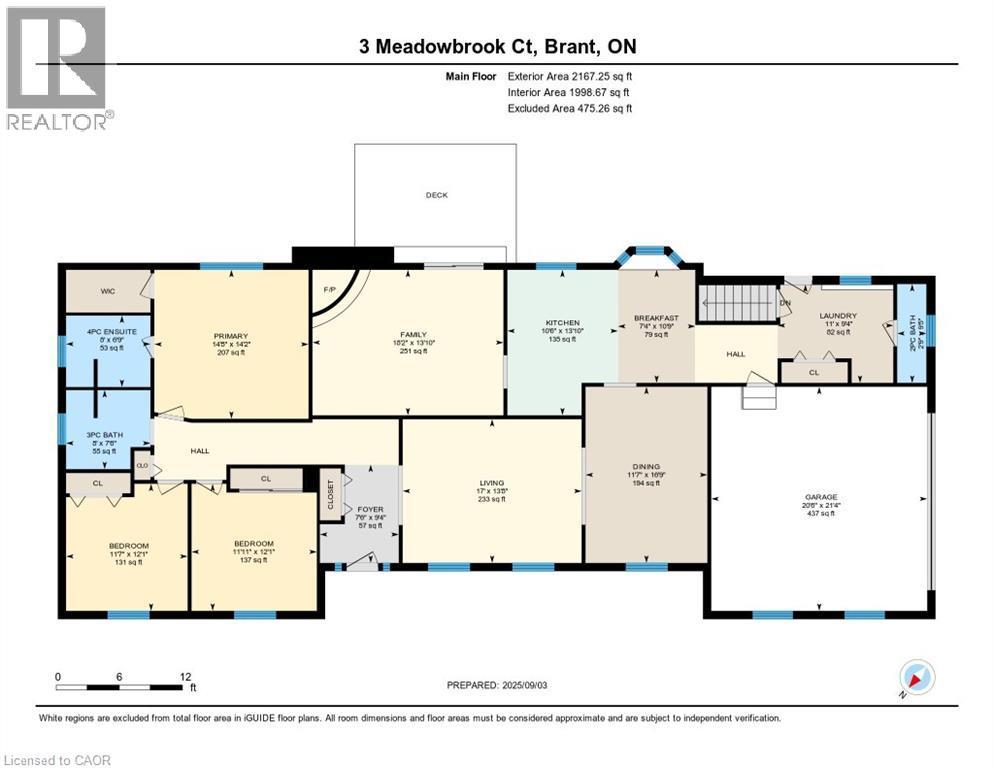 View of property floor plan - 3 Meadowbrook Court, St. George, ON - Other