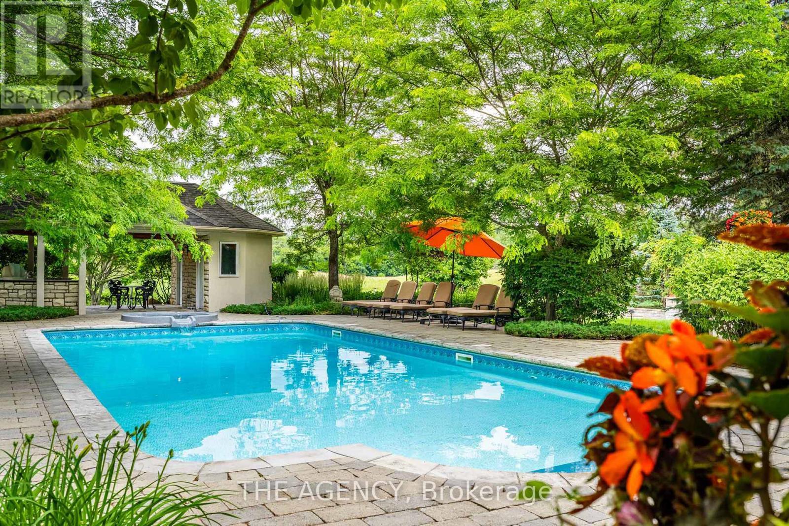 18387 The Gore Road, Caledon, ON - Outdoor With In Ground Pool With Backyard