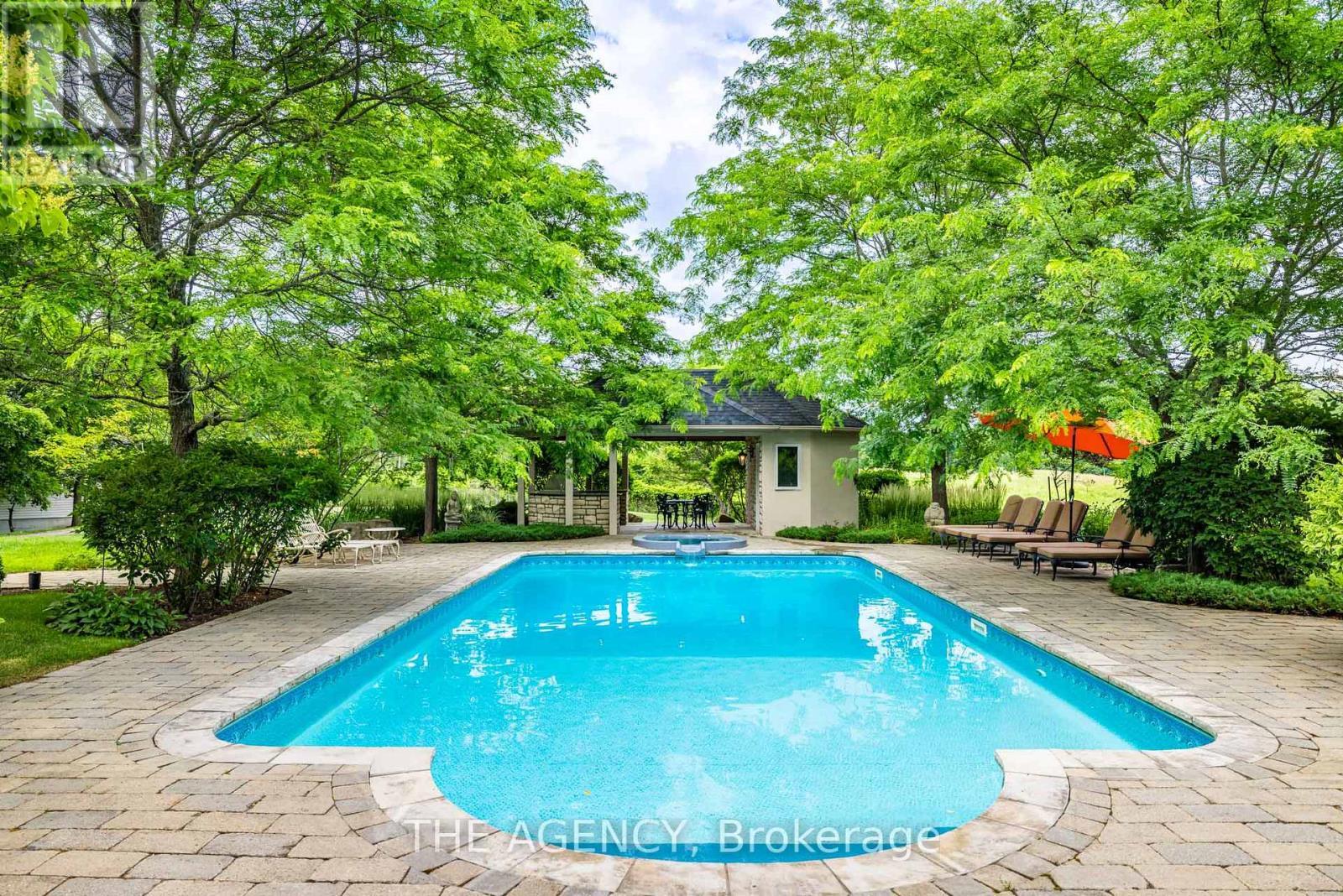 18387 The Gore Road, Caledon, ON - Outdoor With In Ground Pool With Backyard