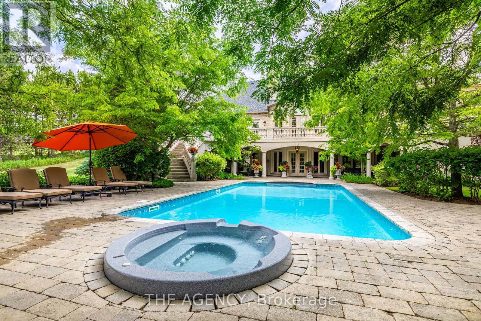 18387 The Gore Road, Caledon, ON - Outdoor With In Ground Pool With Deck Patio Veranda With Backyard