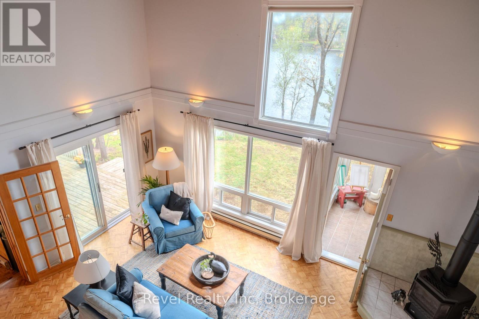 view from loft - 14 Swallow Road, Mcdougall, ON - Indoor