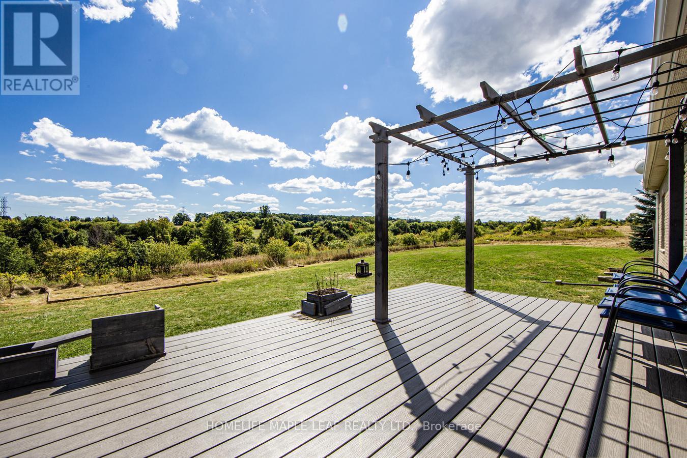 9035 Highway 89, Adjala-Tosorontio, ON - Outdoor With Deck Patio Veranda With View