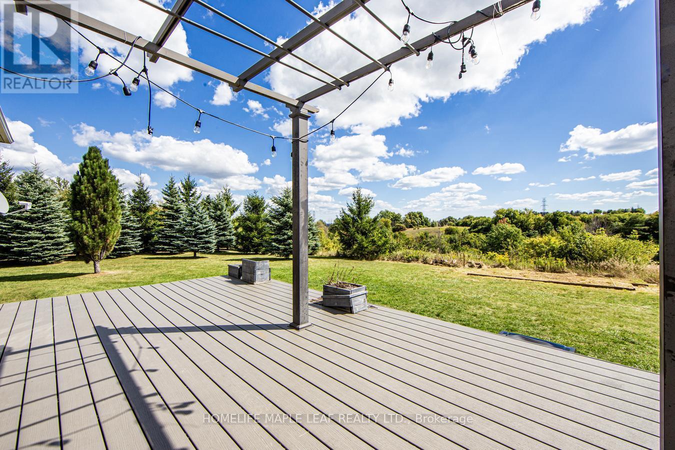 9035 Highway 89, Adjala-Tosorontio, ON - Outdoor With Deck Patio Veranda With View