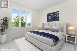 Virtually Staged Primary Bedroom -