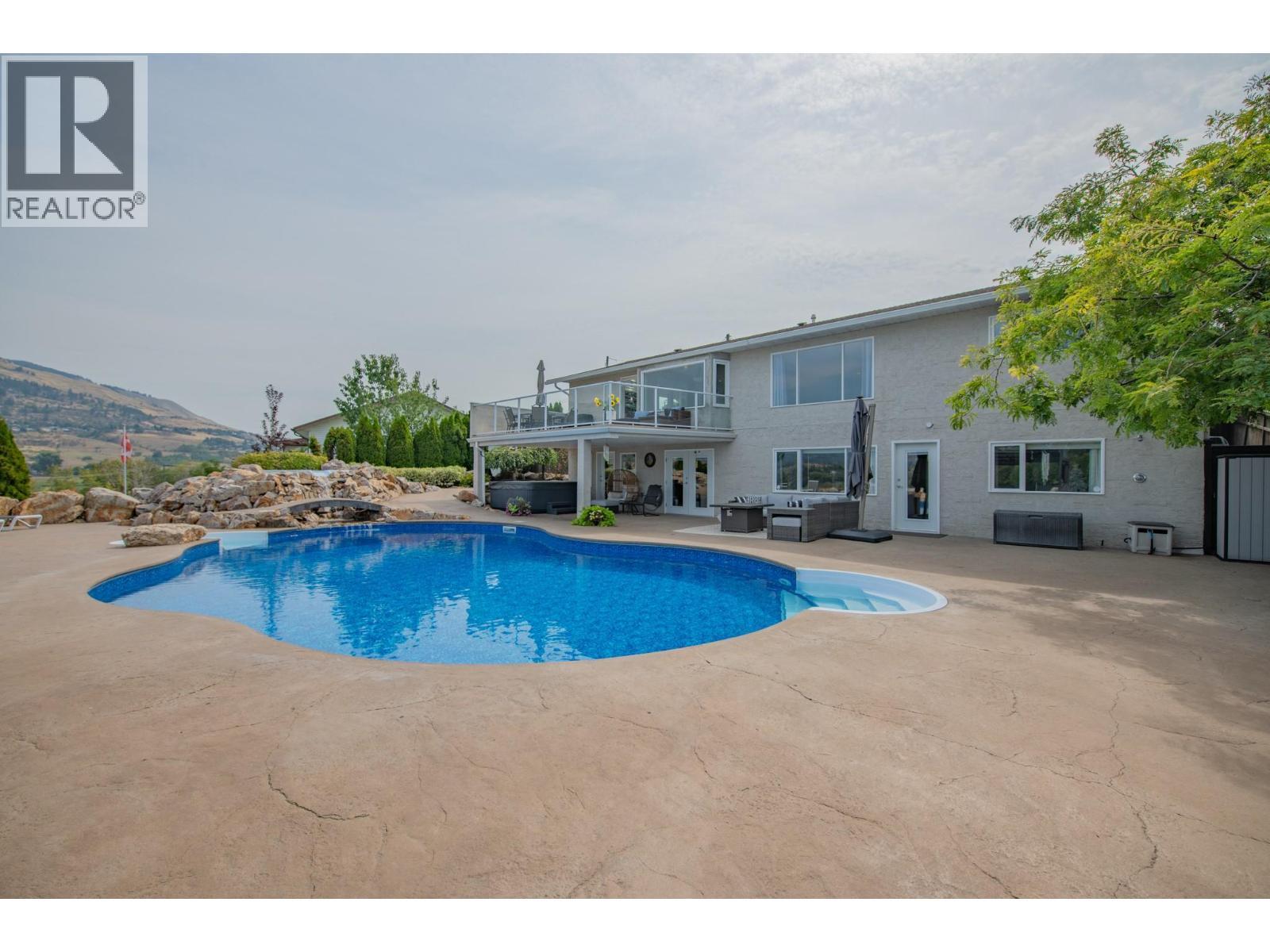 161 Cranberry Lane, Vernon, BC - Outdoor With In Ground Pool With Deck Patio Veranda With Exterior