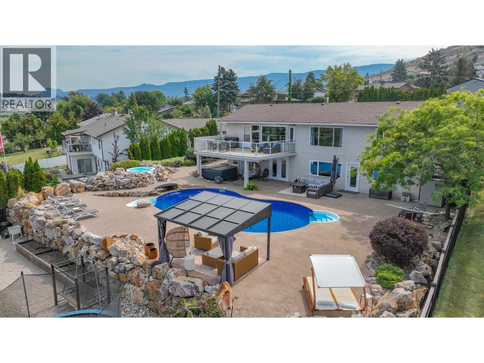 161 Cranberry Lane, Vernon, BC - Outdoor With In Ground Pool With Deck Patio Veranda