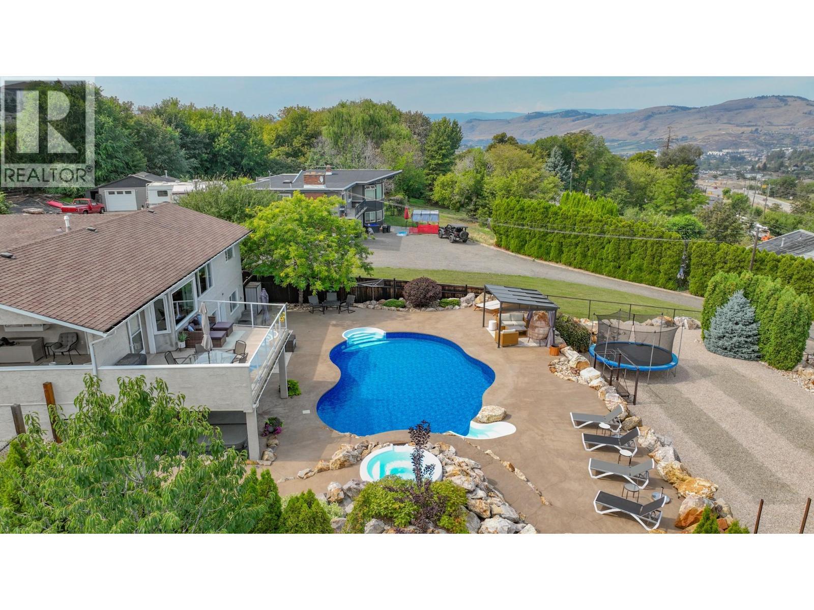 161 Cranberry Lane, Vernon, BC - Outdoor With In Ground Pool With Deck Patio Veranda