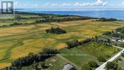 Fields and Lake Huron -