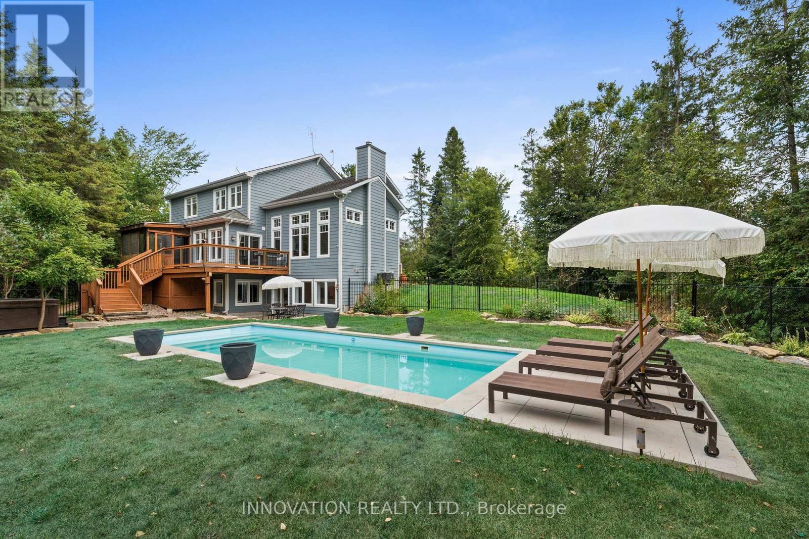 199 Blackberry Way, Ottawa, ON - Outdoor With In Ground Pool With Deck Patio Veranda With Backyard