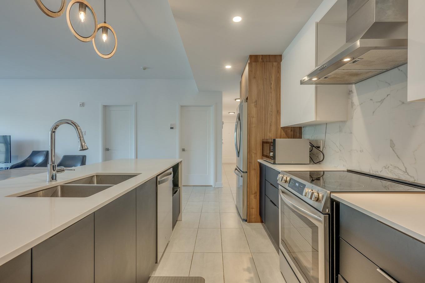 Cuisine - 201-130 Boul. De Chambery, Blainville, QC - Indoor Photo Showing Kitchen With Double Sink