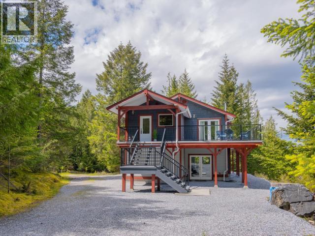 2389 Wall Street, Texada Island, BC - Outdoor With Deck Patio Veranda With Facade