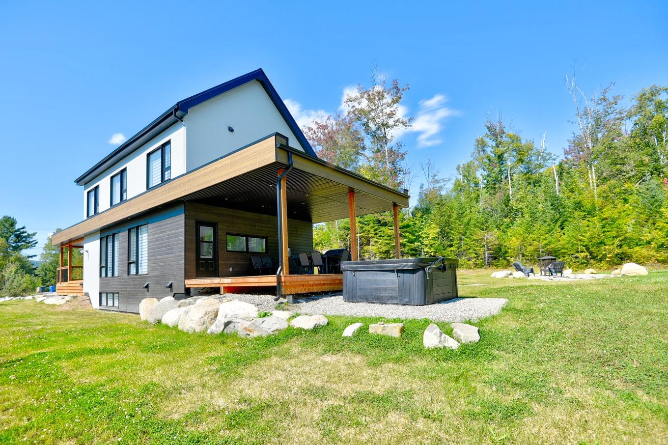 Back facade - 551 Ch. Du Quartier-Du-Cerf, Saint-Côme, QC - Outdoor