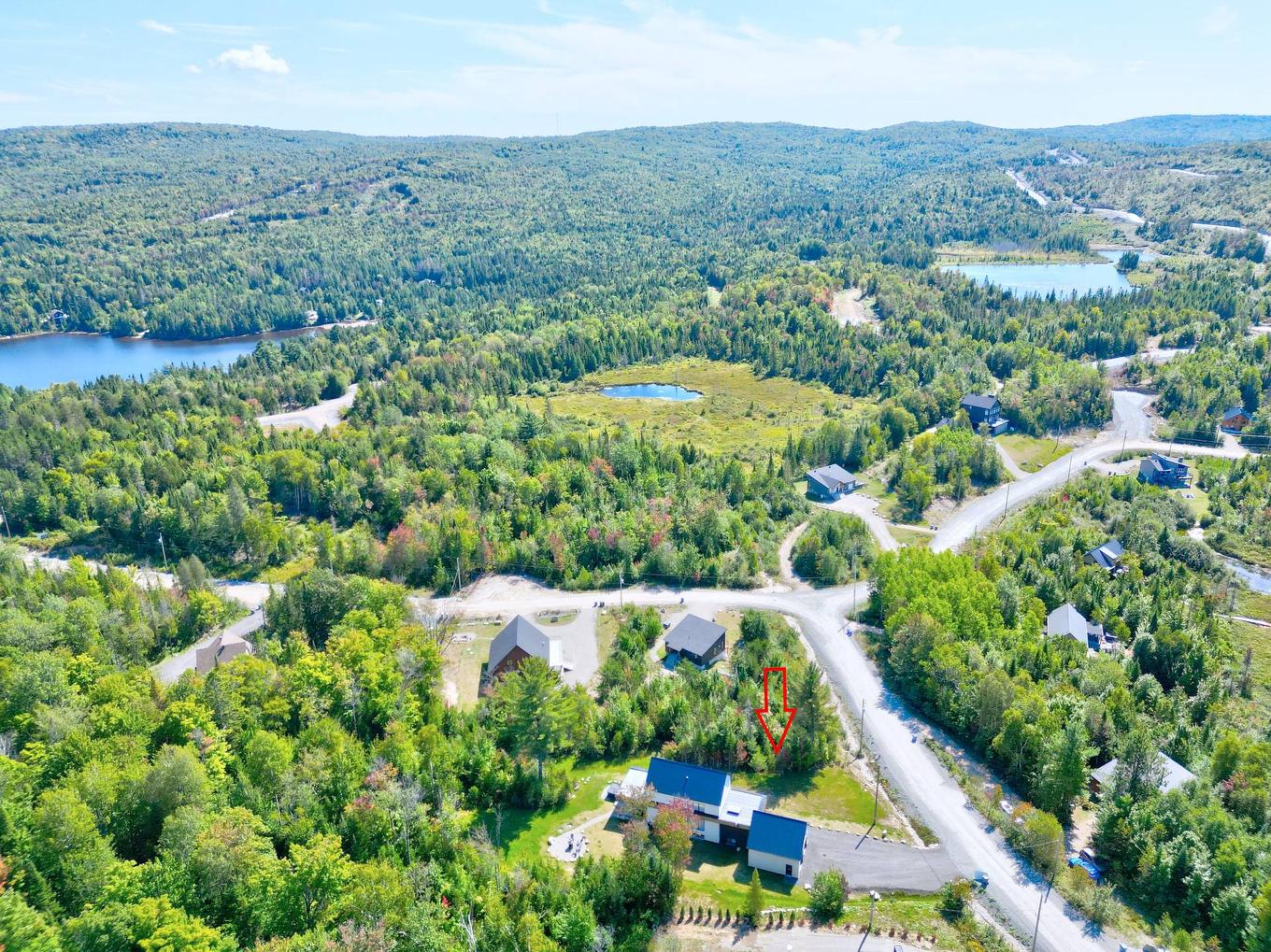 Aerial photo - 551 Ch. Du Quartier-Du-Cerf, Saint-Côme, QC - Outdoor With View