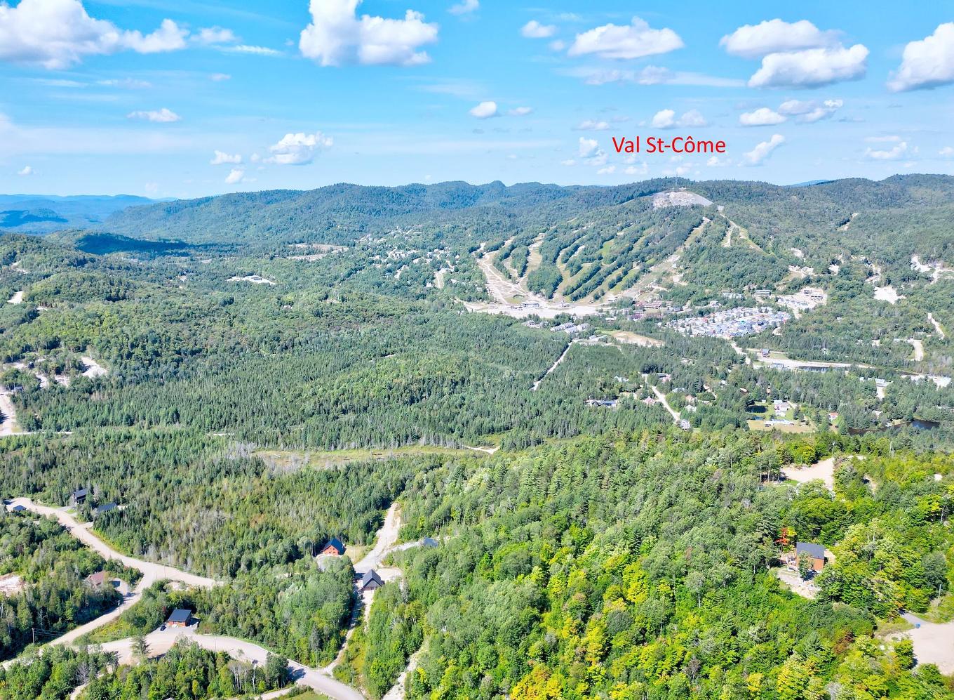 Aerial photo - 551 Ch. Du Quartier-Du-Cerf, Saint-Côme, QC - Outdoor With View