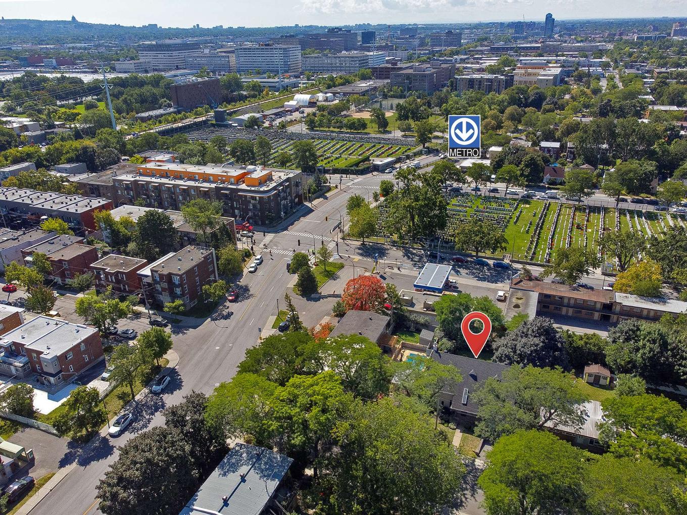 Photo aérienne - 9840 Rue Basile-Routhier, Montréal (Ahuntsic-Cartierville), QC - Outdoor With View