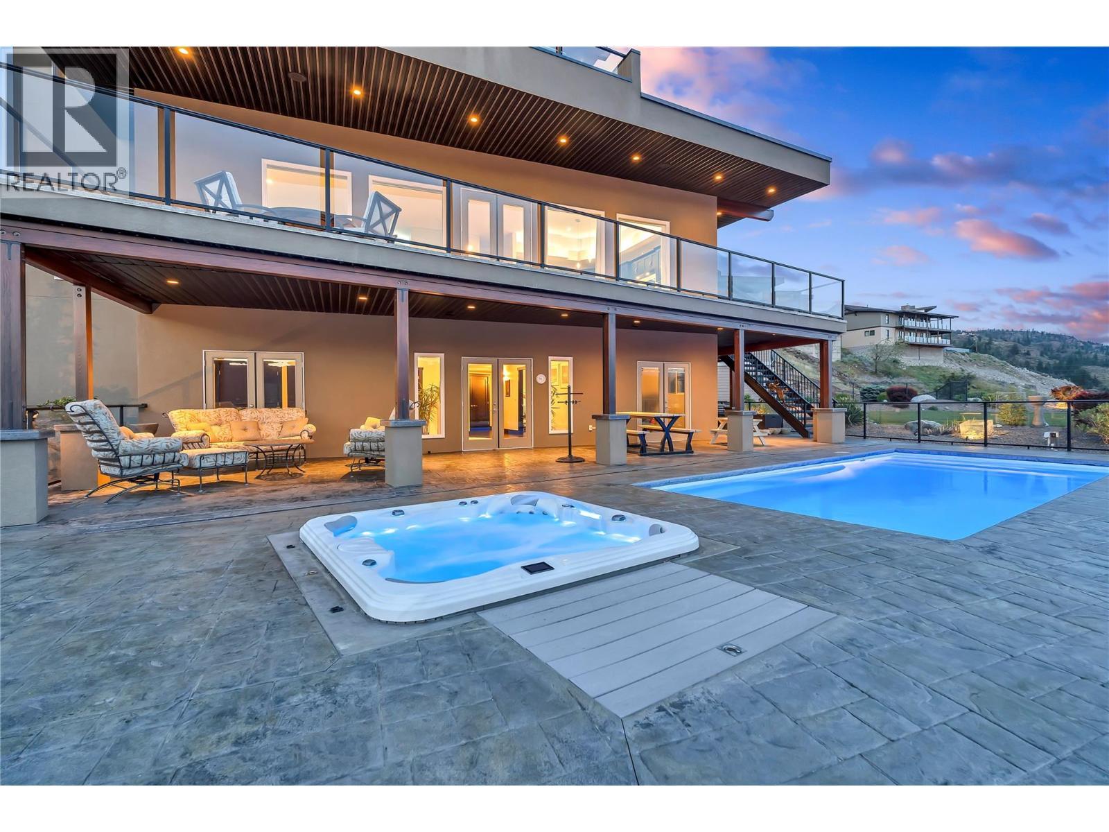 174 Vintage Boulevard, Okanagan Falls, BC - Outdoor With In Ground Pool With Deck Patio Veranda With Backyard