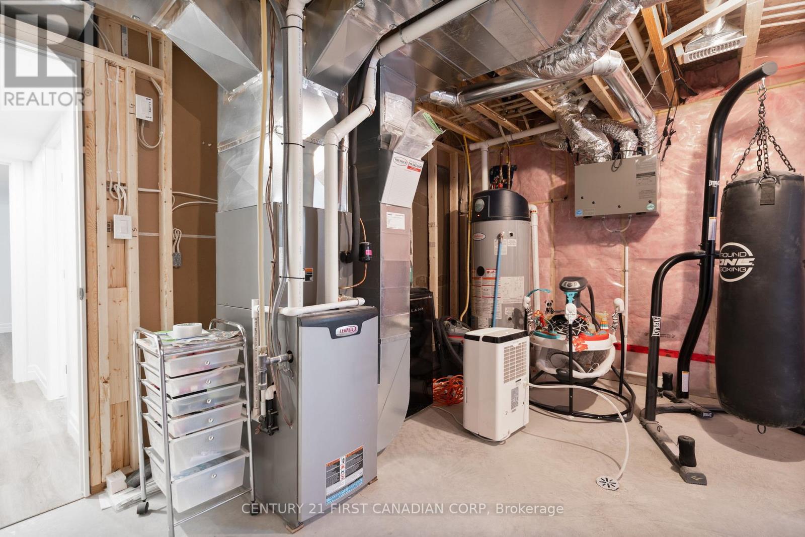 19 - 159 Collins Way, Strathroy-Caradoc (Se), ON - Indoor Photo Showing Basement