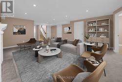 Lower level family rm w/ gas fireplace -