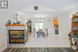 Dining Room - Gas Fireplace -