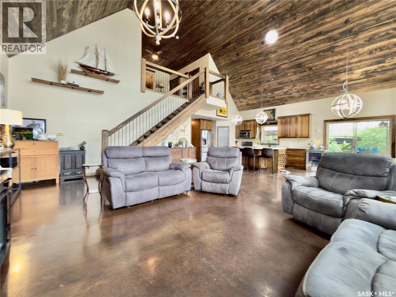 Fillon Lake Waterfront Acreage, Canwood Rm No. 494, SK - Indoor Photo Showing Living Room