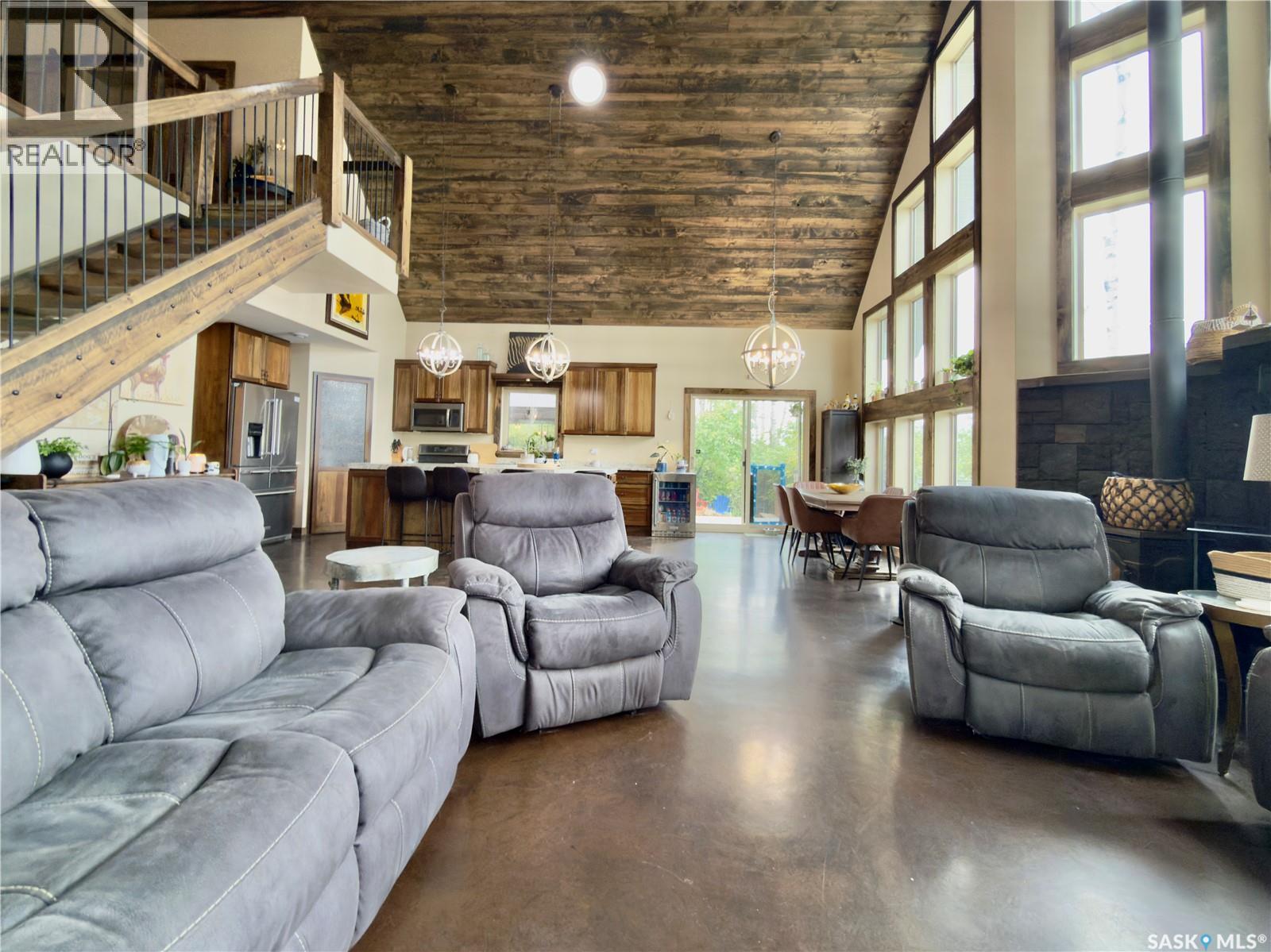 Fillon Lake Waterfront Acreage, Canwood Rm No. 494, SK - Indoor Photo Showing Living Room