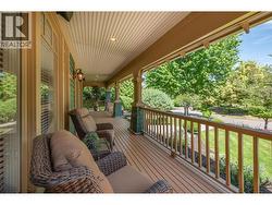 Enjoy warm evening on the front porch -