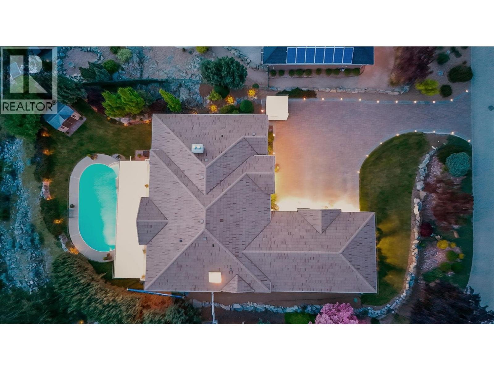 153 Apple Road, Okanagan Falls, BC - Outdoor With In Ground Pool With View