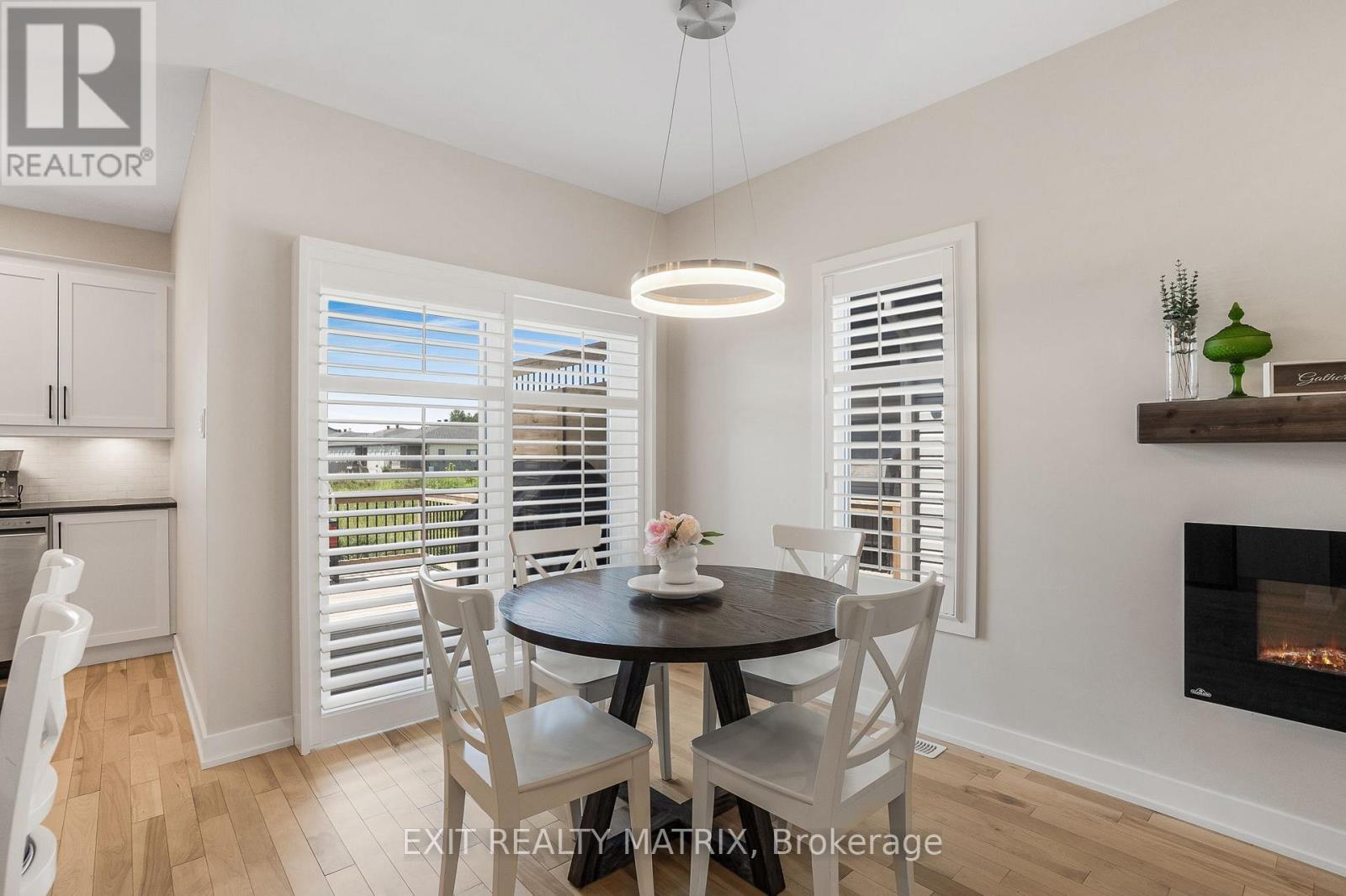 9 Sarah Street, Casselman, ON - Indoor Photo Showing Dining Room With Fireplace